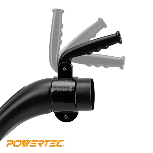 POWERTEC 70283 4-Inch Dust Collection Bench Nozzle w/Quick Change Handle POWERTEC