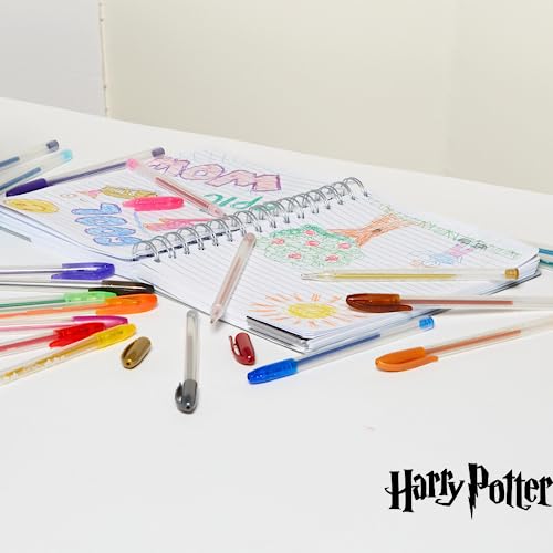Innovative Designs Harry Potter Wizarding World Gel Pen Set for Kids, 24 Pack with Glitter Gel Pens, Cute Pens for Girls and Boys Innovative Designs
