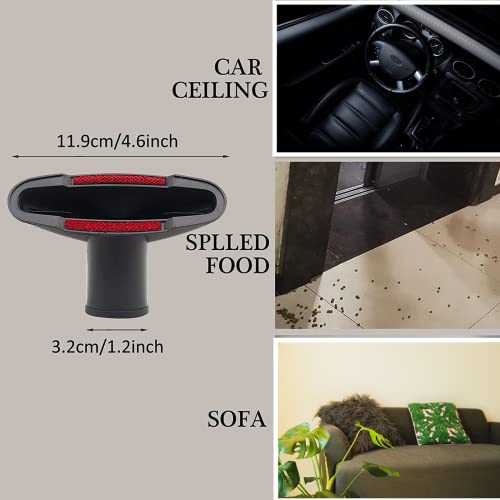 ANBOO Vacuum Attachments Set, 1 1/4 inch Vacuum Accessories Cleaning Kit Hardwood Floor Brush Attachments Extension Wands with Standard Hose Adapter, ANBOO