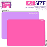 LEOBRO Silicone Mat, Silicone Mats for Crafts, 2pcs Silicone Mat for Jewelry Resin Molds, Silicone Mats for UV Resin, Resin Molds, DIY Art Crafts, LEOBRO