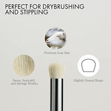 ARTIFY Drybrush Set Dry Brushes: Professional-Grade Dry Brush for Effortless Miniature & Model Painting - 5 Sizes Hobby Small Fine Detail Paint ARTIFY art supplies