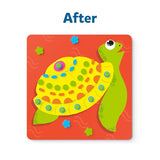 Skillmatics Art Activity - Fun with Foam Underwater Animals, No Mess Sticker Art for Kids, Craft Kits, DIY Activity, Gifts for Boys & Girls Ages 3, Skillmatics