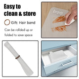 2MM Extra Thick Silicone Mats for Kitchen Counter Heat Resistant Mat, 23.6" x 15.7" Silicone Countertop Protector Mat Large Placemats, Silicon Craft Foepoge