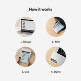 Cricut Printable Vinyl 10 Count, Printable Vinyl for Letter Stickers, Labels & Decor, Vinyl Paper for Inkjet Printer, Compatible with Cricut Maker, Cricut