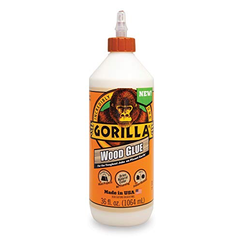 Gorilla Wood Glue, 36 Ounce Bottle, Natural Wood Color, (Pack of 1) - WoodArtSupply