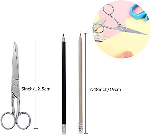 BUTUZE 32 Pieces Hand Bookbinding Tools, Bookbinding Kit for Beginners,Complete Bookbinding Tool Kit with Bookbinding Waxed Thread,Sewing Needles for BUTUZE