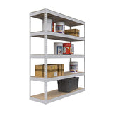 MonsterRax Modular Garage Shelving - 5 Tier Storage Shelves, Tall Metal Rack Shelves for Storage, Heavy Duty Steel Shelf Organizer for Garage, Or MonsterRAX Storage Solutions