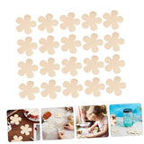 MAGICLULU 20pcs Coasters Crafts Wood Slices Unfinished Wood Chip Wood Blanks Blank Wood Chip Wood Craft Supplies Wood Chip for DIY Wood Flower Slices MAGICLULU