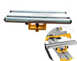 deawater 1pcs Miter Saw Stand Wide Roller Work Support Attachment Bench Wide Roller Support Fixture for DEWALT DW7027 DE7027 Large deawater