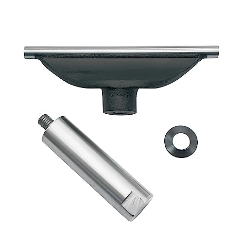 BMWOOD 6" Tool Rest with 1" Diameter 4" Length Post, Woodlathe Heavy Duty Round Bar Straight Tool Rest. BMWOOD
