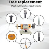 110V 350W Adjustable Speed Bench Grinder Polishing Machine For DIY Woodworking Jade Jewelry Dental Bench Lathe Machine With Metal Flexible Shaft ZIYUCOOL