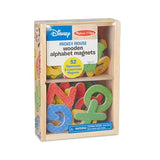 Melissa & Doug Disney Mickey and Friends Wooden Alphabet Magnets - 52 Uppercase and Lowercase Letters Melissa & Doug