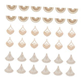 VILLCASE Unfinished Wood Crafts s DIY Wood Ornaments VILLCASE