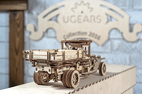 UGEARS 3D Self Propelled Wooden Model UGM 11 Truck