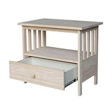 International Concepts Mission TV Stand, Unfinished IC International Concepts