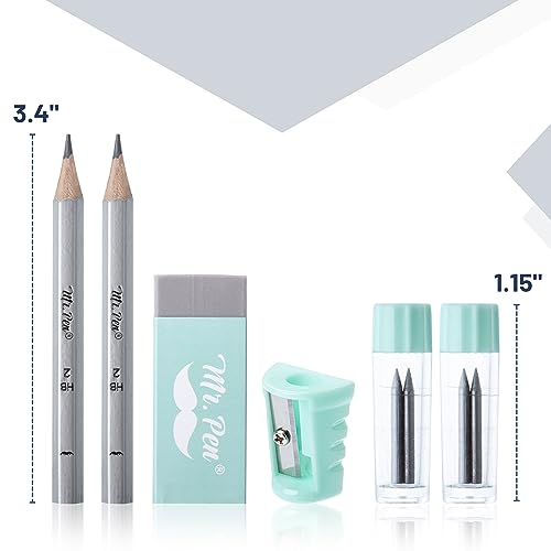 Mr. Pen- Geometry Set, 13 pcs, Compass for Geometry Compass, Geometry Kit Set with Shatterproof Storage Box, Math Compass, Geometry Set for School, Mr. Pen