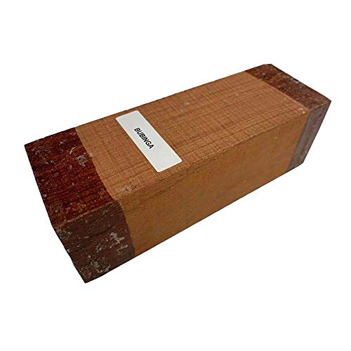 Exotic Bubinga Turning Blanks, Suitable Turning Blank Squares for Wood Turning (2, 1" X 1" X 12")