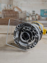 3/8" Thick Router Baseplate Upgrade with Bushing Compatibility for Dewalt DWP611 / DCW600 / PC450 Fastfish