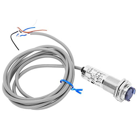 Proximity Sensors CDD-40N 18MM 4 Wire Inductive Proximity Sensor Detection Switch NPN DC12-24V 10-30mm Sensing Dist,Fiber Optic Sensor Garosa
