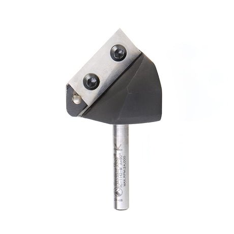 Amana Tool RC-1142-M CNC Insert V-Groove 90 Deg x 20mm CH x 6mm Inch SHK Router Bit Amana Tool