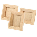 ibasenice 12 Pcs Dollhouse Photo Frame Miniture Decoration Bulk Picture Frames Jewelry Display Stand Decorative Mini Frame Miniature Picture Frame ibasenice