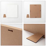 PYD Life 4 Pack Sublimation Photo Frame Home Decor Blanks 10" x 8" Rectangular 0.6 Inch Thickness MDF Hardboard White Wall Hanging with Stand for PYD Life
