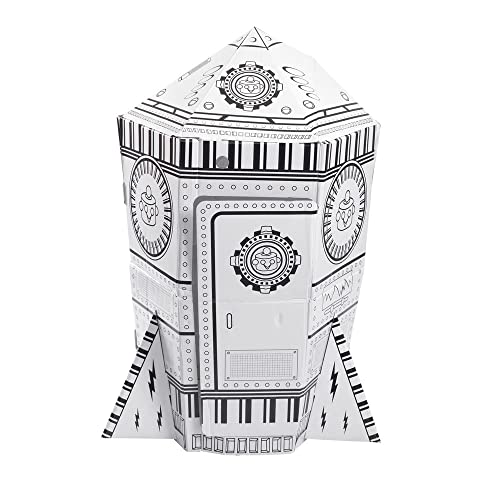 Colorations Decorate Your Own Rocket Art Craft Kit, Colorations