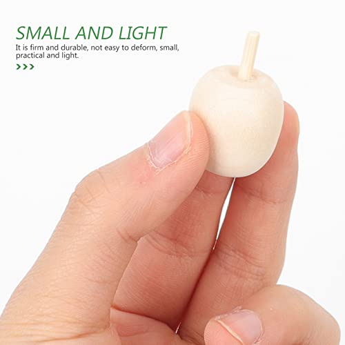 Unfinished Wood Apples Set of 30, Mini Wooden Apples Crafts Artuficial Apples Decorations for Pyrography Painting Writing DIY Wood Crafts Supplies Didiseaon