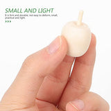 Unfinished Wood Apples Set of 30, Mini Wooden Apples Crafts Artuficial Apples Decorations for Pyrography Painting Writing DIY Wood Crafts Supplies Didiseaon