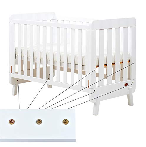 PGMJ 80 Pieces 1/4"-20 Wood Inserts Bolt Furniture Screw in Nut Threaded Fastener Connector Hex Socket Drive for Wood Furniture Assortment (1/4"-20 PGMJ