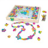 Melissa & Doug Created by Me! Bead Bouquet Deluxe Wooden Bead Set With 220+ Beads for Jewelry-Making, for 4+ years, Multicolor, 9½ Melissa & Doug