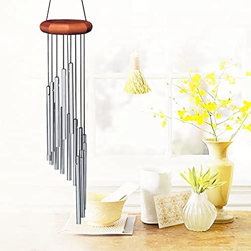 60 Pieces Wind Chime Tubes Parts Supplies String Metal for Crafts DIY Windchime Kits for Adults Kids Arts and Crafts perfsign