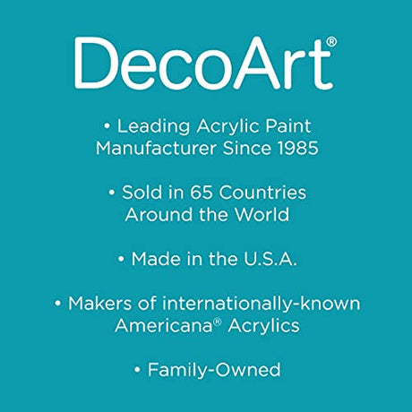 Americana Matte Finish Acrylic Paint Primary Sample Pack DecoArt