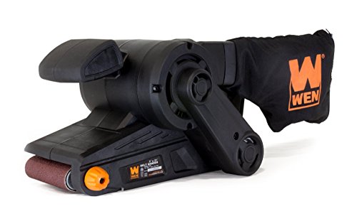 WEN 6321 7-Amp 3 in. x 21 in. Corded Belt Sander with Dust Bag , Black WEN
