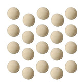 MAGICLULU 200pcs Unfinished Wooden Half Balls Blank Split Wooden Balls Natural Wooden Half Round Ball for DIY Crafts Home Party Decoration (15mm) MAGICLULU