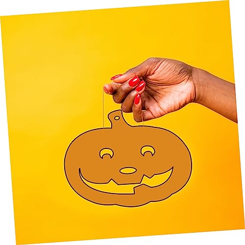 STOBOK 12 Pcs Pumpkin Chips Unfinished Pumpkin Cutout Kids DIY Painting Kit for Christmas Hanging Decors Pumpkin Cutting Board Nativity Ornaments for STOBOK