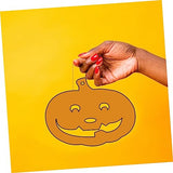 STOBOK 12 Pcs Pumpkin Chips Unfinished Pumpkin Cutout Kids DIY Painting Kit for Christmas Hanging Decors Pumpkin Cutting Board Nativity Ornaments for STOBOK