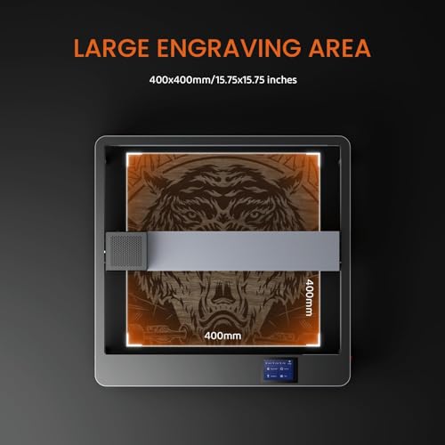 SCULPFUN S9 Laser Engraver with 400x400mm Honeycomb Laser Bed, 90W