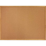 Lorell Oak Wood Frame Cork Board 18" x 24" Lorell