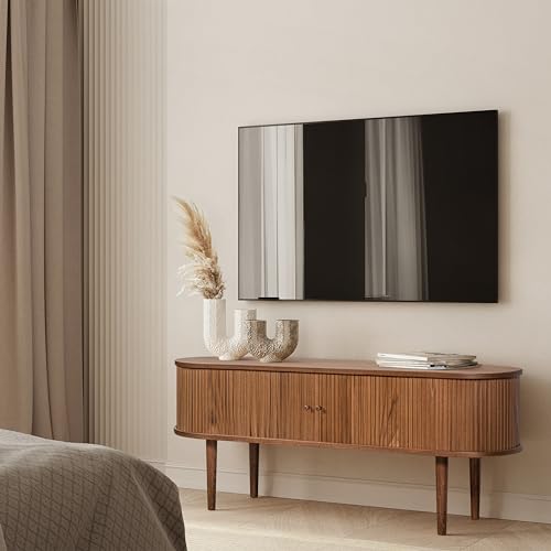 WERMO 55’’ TV Stand with Storage and Shelves Designed to fit 32’’ - 60’’ TVs. Wood Entertainment Center for Living Room and Bedroom, Media Console WERMO