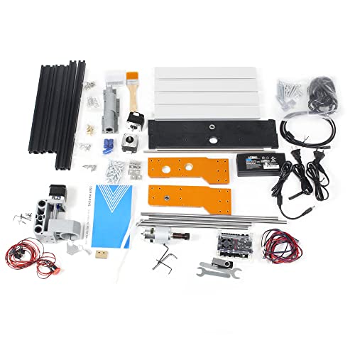 CNCTOPBAOS Upgrade 3018 Pro CNC Router Machine Kit,with Limit Switches & Emergency Stop,3018-PRO DIY Mini GRBL Control 3 Axis Milling Machine,Wood CNCTOPBAOS