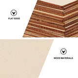 MAGICLULU 1 25pcs Unfinished Wooden Name Tag Wooden Cutouts Crafts Wooden Slices Blank Name Painting Wood Slices Natural Wedding Scrapbook Wooden MAGICLULU