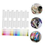 Anneome 1 Set Tassels Blank Bookmark Sublimation Bookmark Tassels Aluminum DIY Bookmark Graduation Sublimation Bookmark Iron on Bookmark Blank Anneome