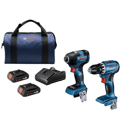 BOSCH GXL18V-27B22 18V 2-Tool Combo Kit - WoodArtSupply