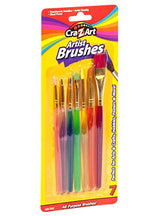 Cra-Z-Art Artist Brushes, Assorted Sizes Blist Carded, 7 Count (10700) Cra-Z-Art