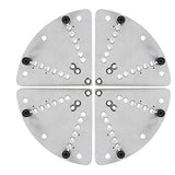 findmall 8-1/4 Flat Lathe Chuck Jaws for Finishing and Polishing Woodturning Bowl and Plate Bottoms findmall