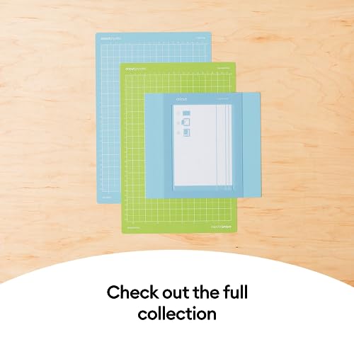 Cricut Light Grip Cutting Mat 8.5in x 12in, Reusable Cutting Mats for Crafts, Use with Printer Paper, Vellum, Light Cardstock & More, Blue Cricut