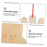 Yardwe 36 Sets DIY Wooden Wind Chime Stocking Stuffers Unfinished Wind Chimes Build Wind Chime kit Whale Windchime Kids Art Toys Toddler Gift Hanging Yardwe