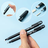Mr. Pen- Pen Style Eraser, 2 Pack, Square & Round Tip, Eraser Pen, Pencil Erasers, Eraser Pencil, Art Erasers for Drawing Erasers for Drawing, Mr. Pen