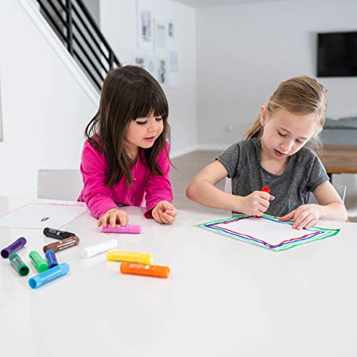 Mod Paint Sticks - Washable Solid Tempera Paint Markers - Non-Toxic, Quick Drying, and No Mess Paint Sticks - Color Art Supplies Set for Kids and MODFAMILY PRODUCTS THAT SIMPLIFY LIFE